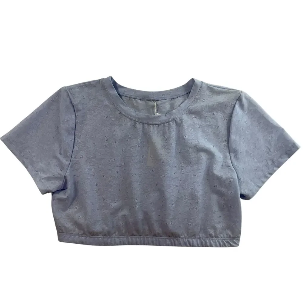 Smoothez By Aerie Sz XXL Lace Bra Top Bralette Baby Blue Comfort Smooth NEW - Picture 2 of 15